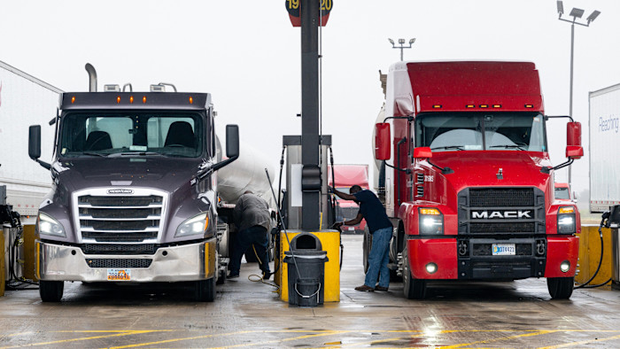 Oil tanker in the Strait of Hormuz as diesel prices surge amid supply disruption